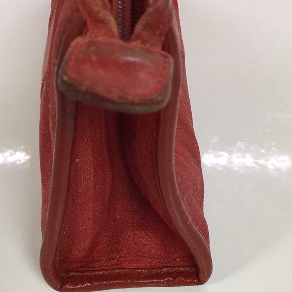 Fendi Red Zipped Pouch Vintage - Picture 6 of 11